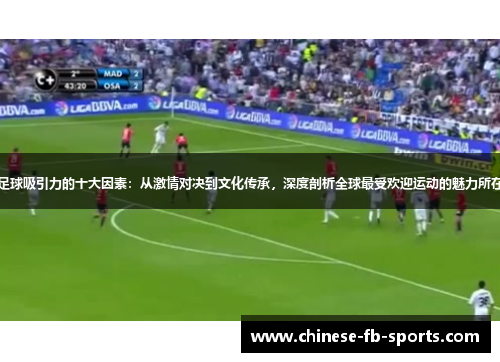 足球吸引力的十大因素：从激情对决到文化传承，深度剖析全球最受欢迎运动的魅力所在