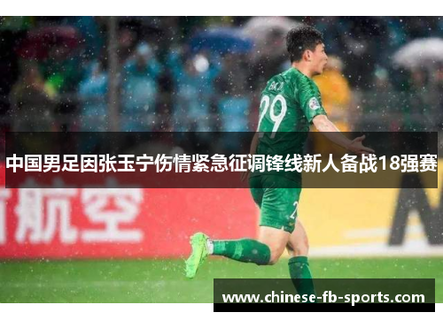中国男足因张玉宁伤情紧急征调锋线新人备战18强赛 中国男足因张玉宁伤情紧急征调锋线新人备战18强赛