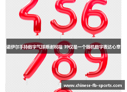 诺伊尔手持数字气球感谢祝福 39仅是一个随机数字表达心意